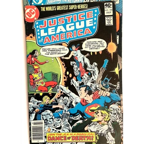VTG DC Comic Book Lot: Unexpected #200 Justice League Of America #180 Secrets Of - Picture 3 of 4